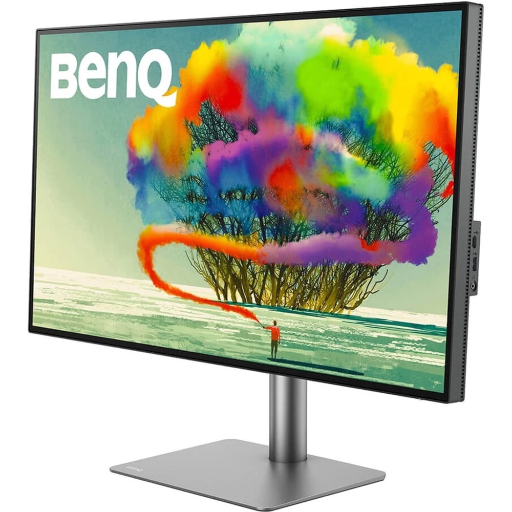 BenQ PD3220U 32in 4K UHD IPS Thunderbolt3 Calibrated LCD Monitor for Designer - 16:9 - Gray - 31.5in Viewable - In-plane Switching (IPS) Technology - LED Backlight - 3840 x 2160 - 1.07 Billion Colors - 350 Nit - 5 ms - GTG Refresh Rate - Speakers