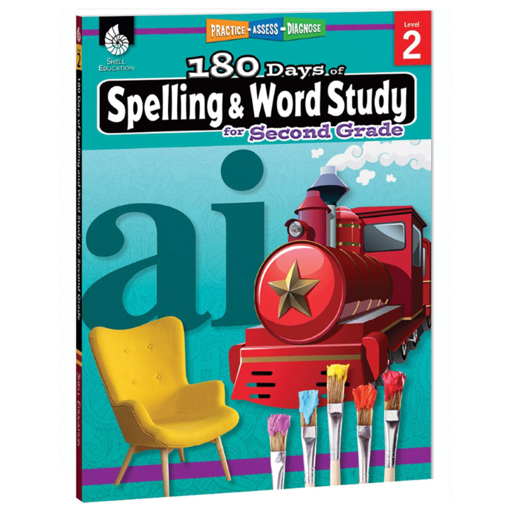 Shell Education 180 Days Of Spelling And Word Study, Grade 2