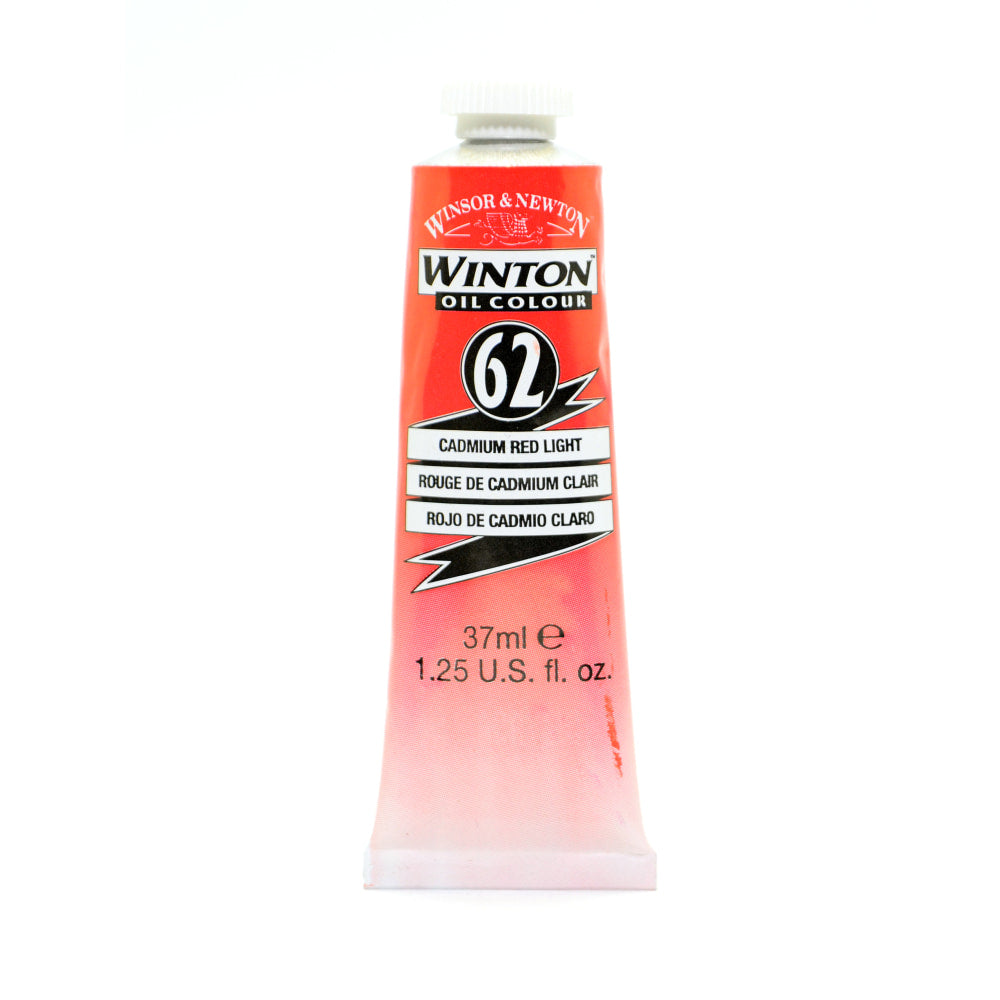 Winsor & Newton Winton Oil Colors, 37 mL, Cadmium Red Medium, Pack Of 2