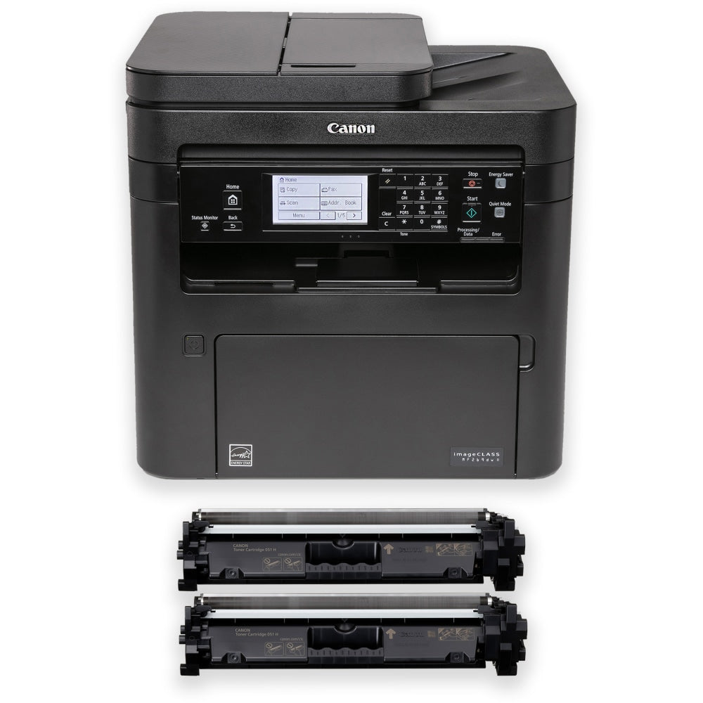 Canon imageCLASS MF269dw II Wireless Laser All-In-One Monochrome Printer With 2 High-Yield Cartridges