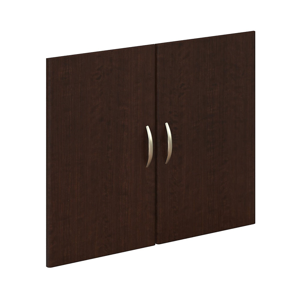 Bush Business Furniture Components Half-Height 2 Door Kit, Mocha Cherry, Standard Delivery