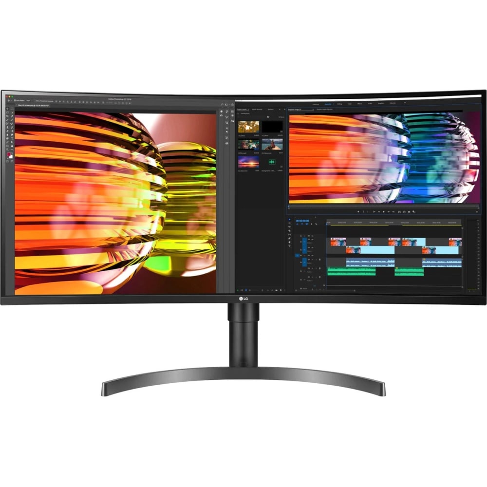 LG 35in UltraWide QHD LED -LCD Curved Gaming Monitor, 35BN75CN-B