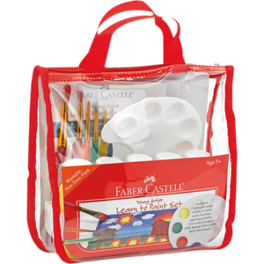 Faber-Castell Young Artist Learn To Paint Kit, Assorted Colors