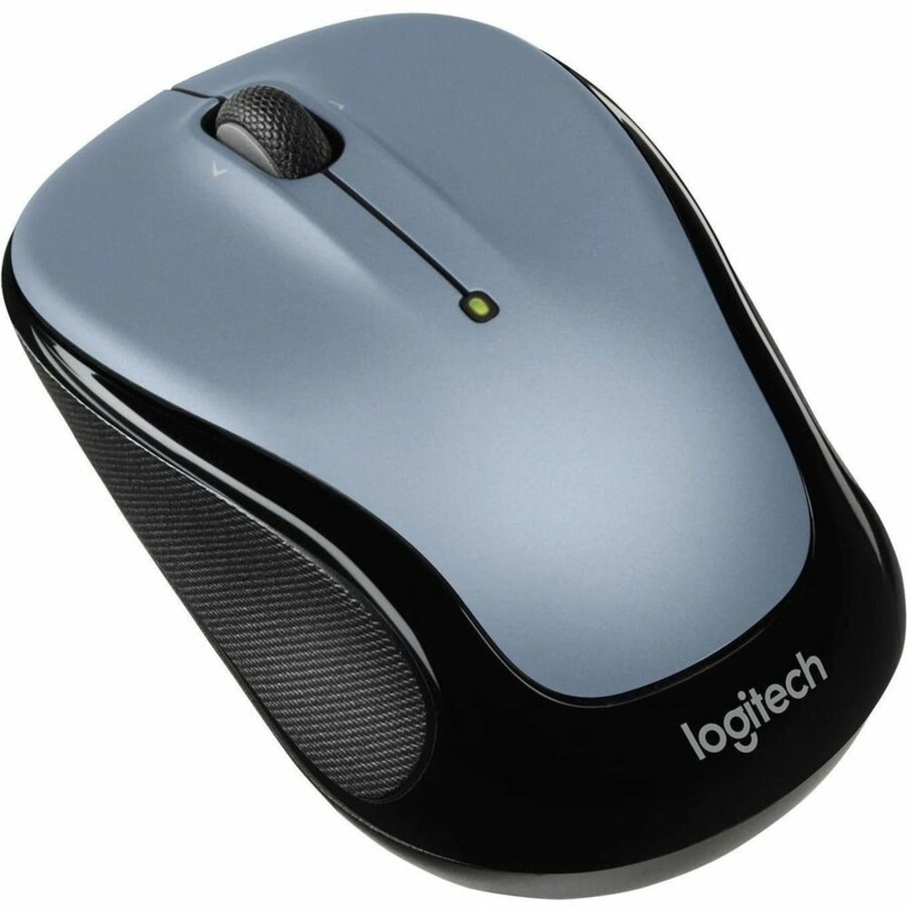 Logitech M325s Wireless Mouse - Optical - Wireless - Radio Frequency - 2.40 GHz - Dark Silver - USB - 1000 dpi - Tilt Wheel - 5 Button(s) - 3 Programmable Button(s) - Small Hand/Palm Size