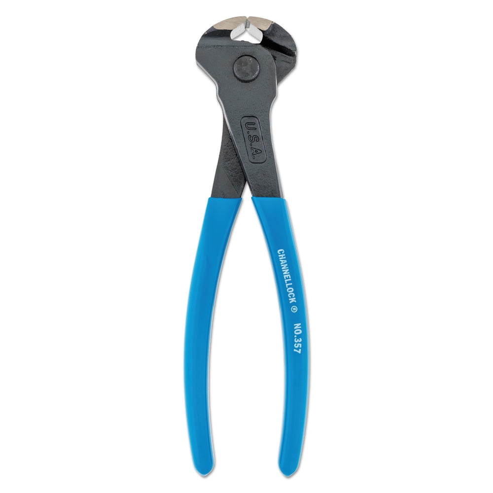 Cutting Pliers-Nippers, 7 in, Polish, Plastic-Dipped Grip