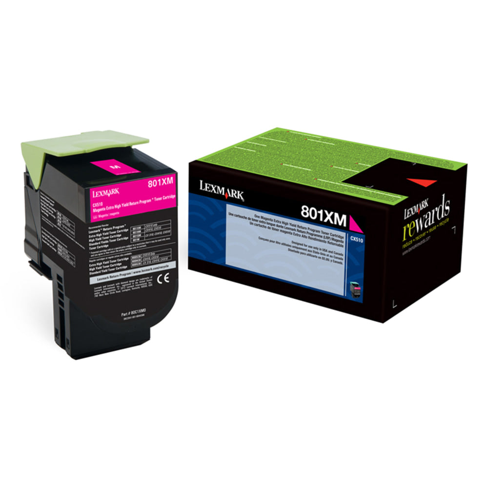 Lexmark 80C1XM0 Magenta High Yield Toner Cartridge