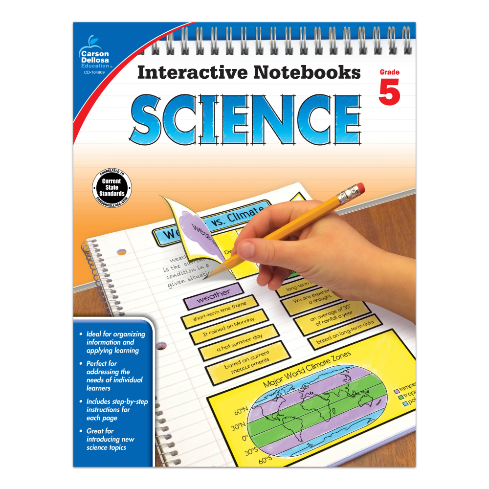 Carson-Dellosa Interactive Notebooks: Science, Grade 5