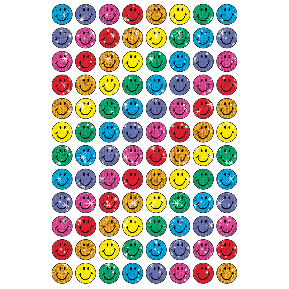 TREND SuperSpots Stickers, Colorful Smiles, 400 Stickers Per Pack, Set Of 6 Packs