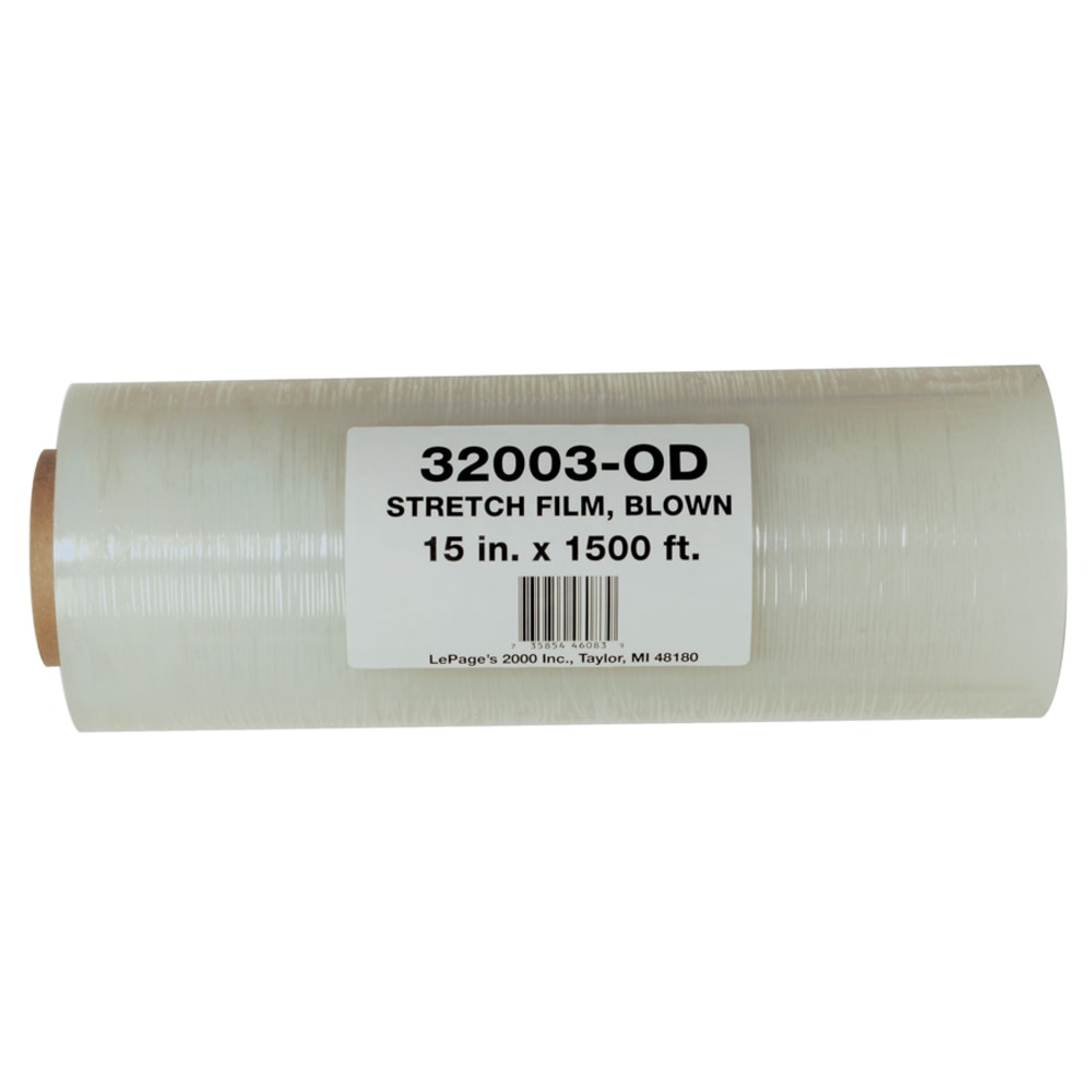 Office Depot Brand Blown Stretch Wrap Film, 15in x 1500ft