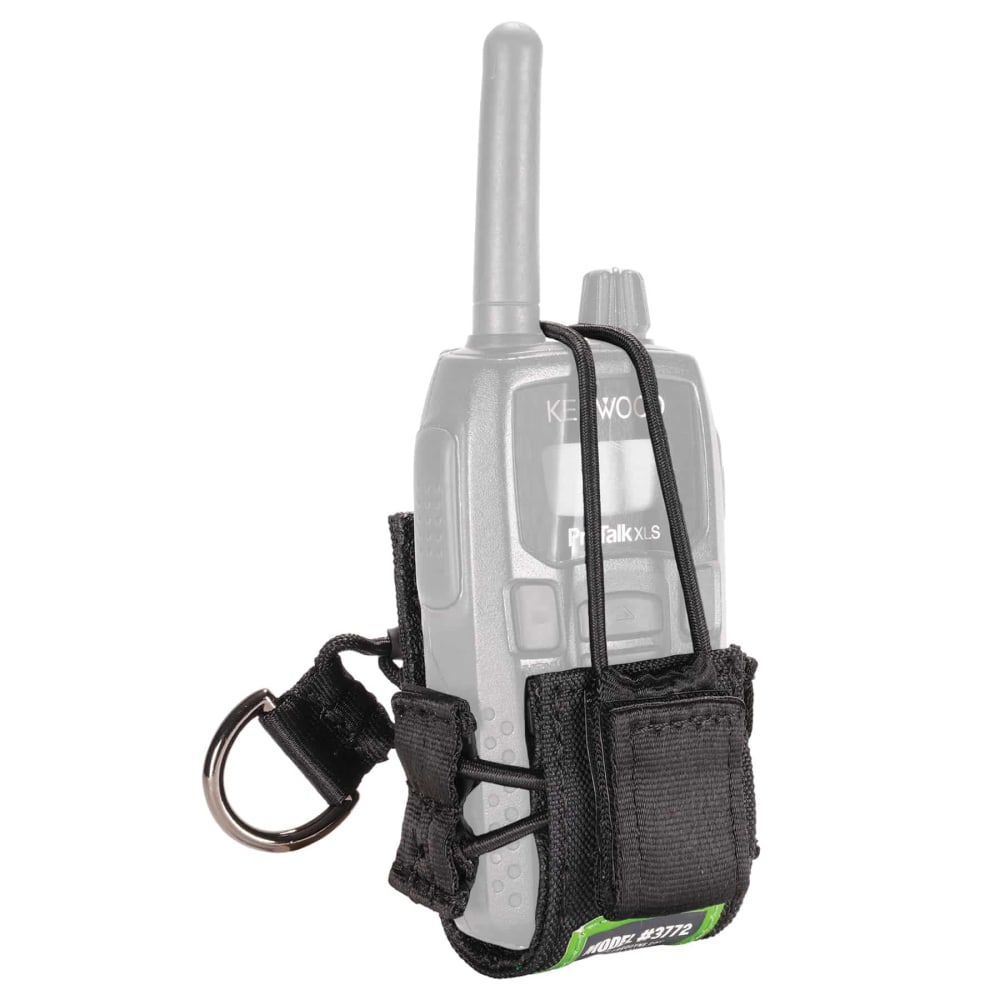 Ergodyne Squids 3772 Radio Holster Trap, Small, Black