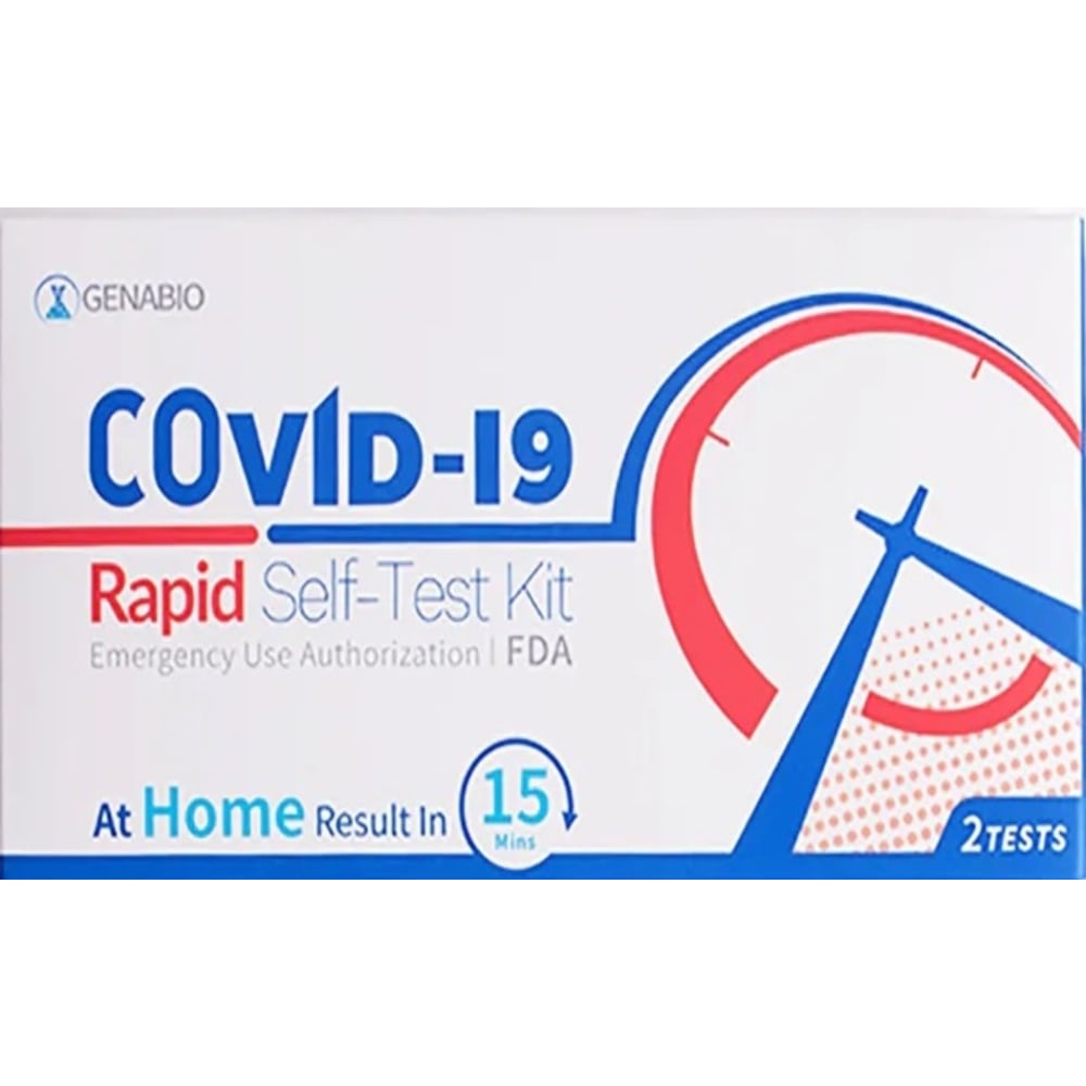 Genabio COVID-19 At Home Antigen Rapid Tests, Case Of 102 Kits