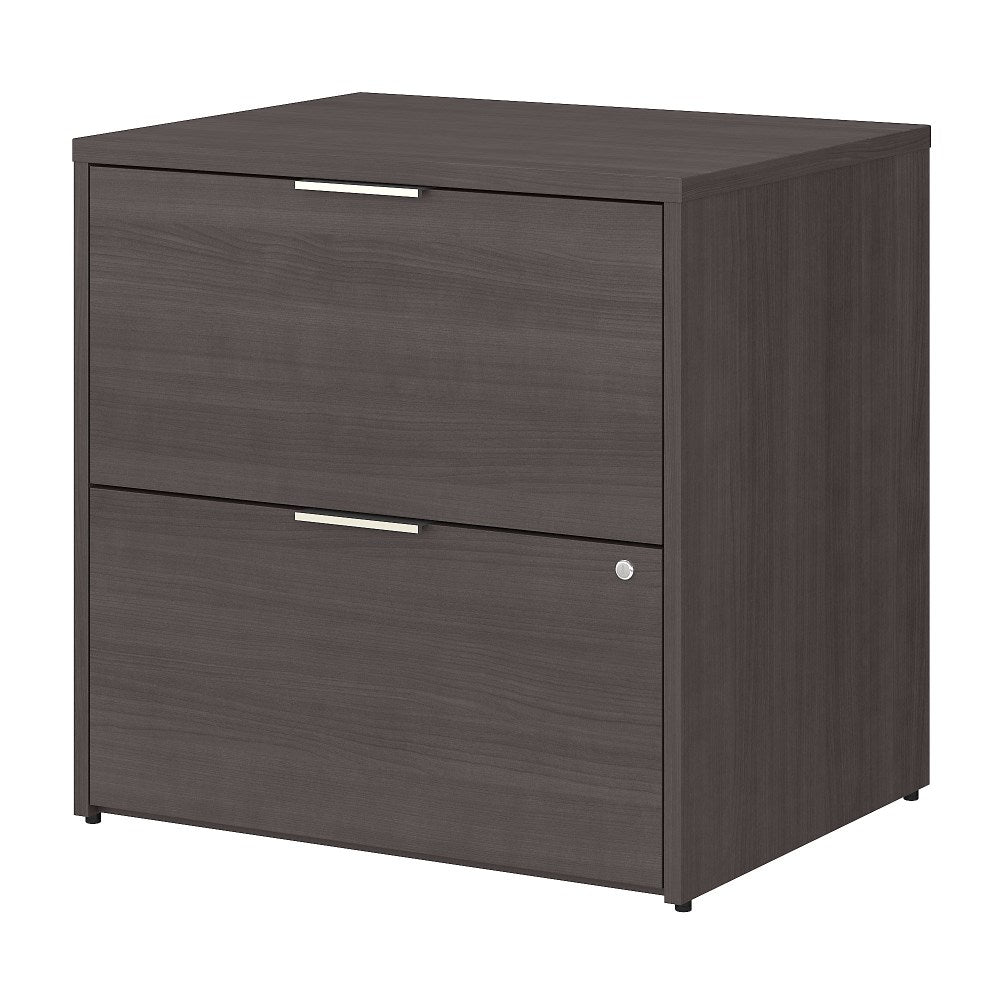 Bush Business Furniture Jamestown 29-5/7inW x 23-2/3inD Lateral 2-Drawer File Cabinet, Storm Gray, Standard Delivery