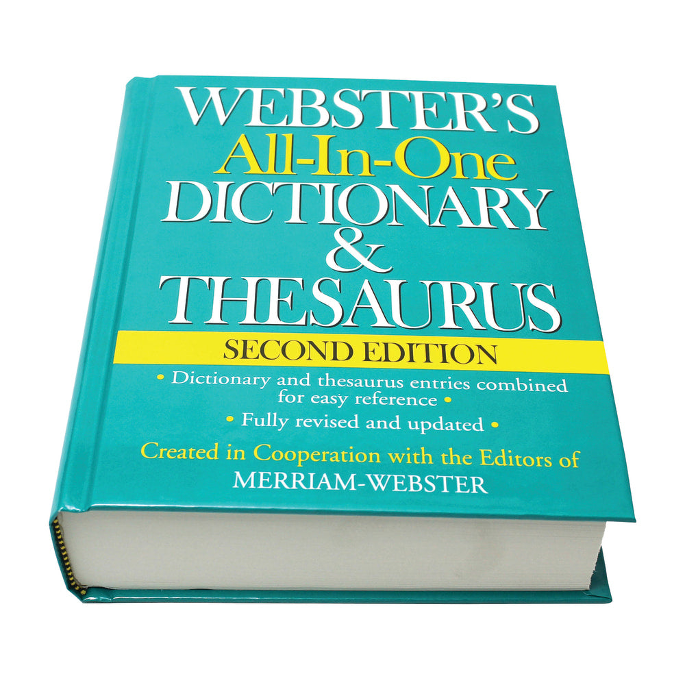 Federal Streets Press Websters All-In-One Dictionary And Thesaurus, Pack of 2