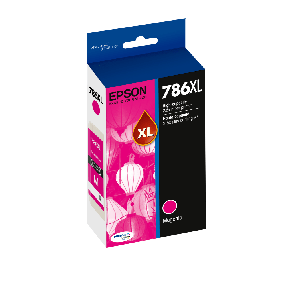 Epson 786XL DuraBrite Magenta Ultra-High-Yield Ink Cartridge, T786XL320-S