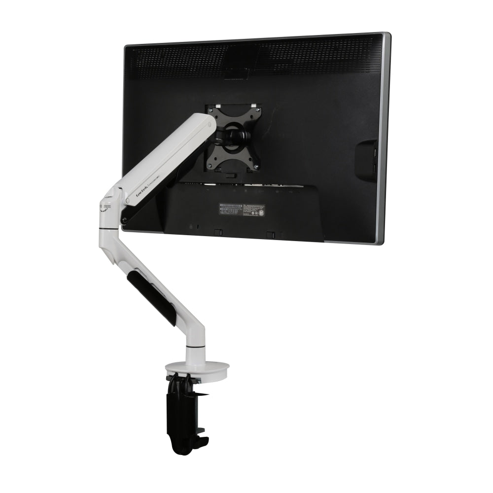 Loctek Q7 Monitor Arm, Single, 13 13/16inH x 12 15/16inW x 4 5/16inD, White