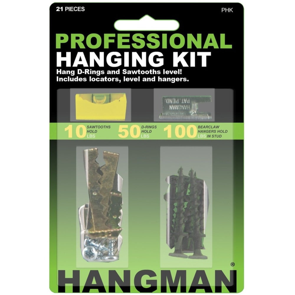 Hangman 21-Piece Professional Hanging Kit - Black, Multi - 1 Kit