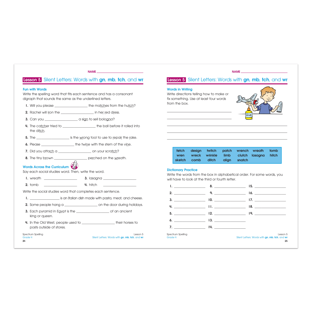Spectrum Spelling, Grade 4