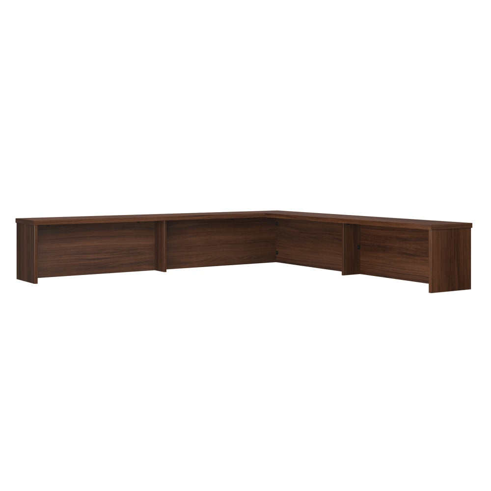 Sauder Affirm 71inW Reception Desktop Hutch, Noble Elm