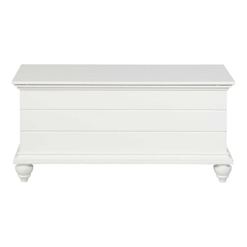 Powell Dorian Chest, 18inH x 40-1/2inW x 16-3/4inD, White