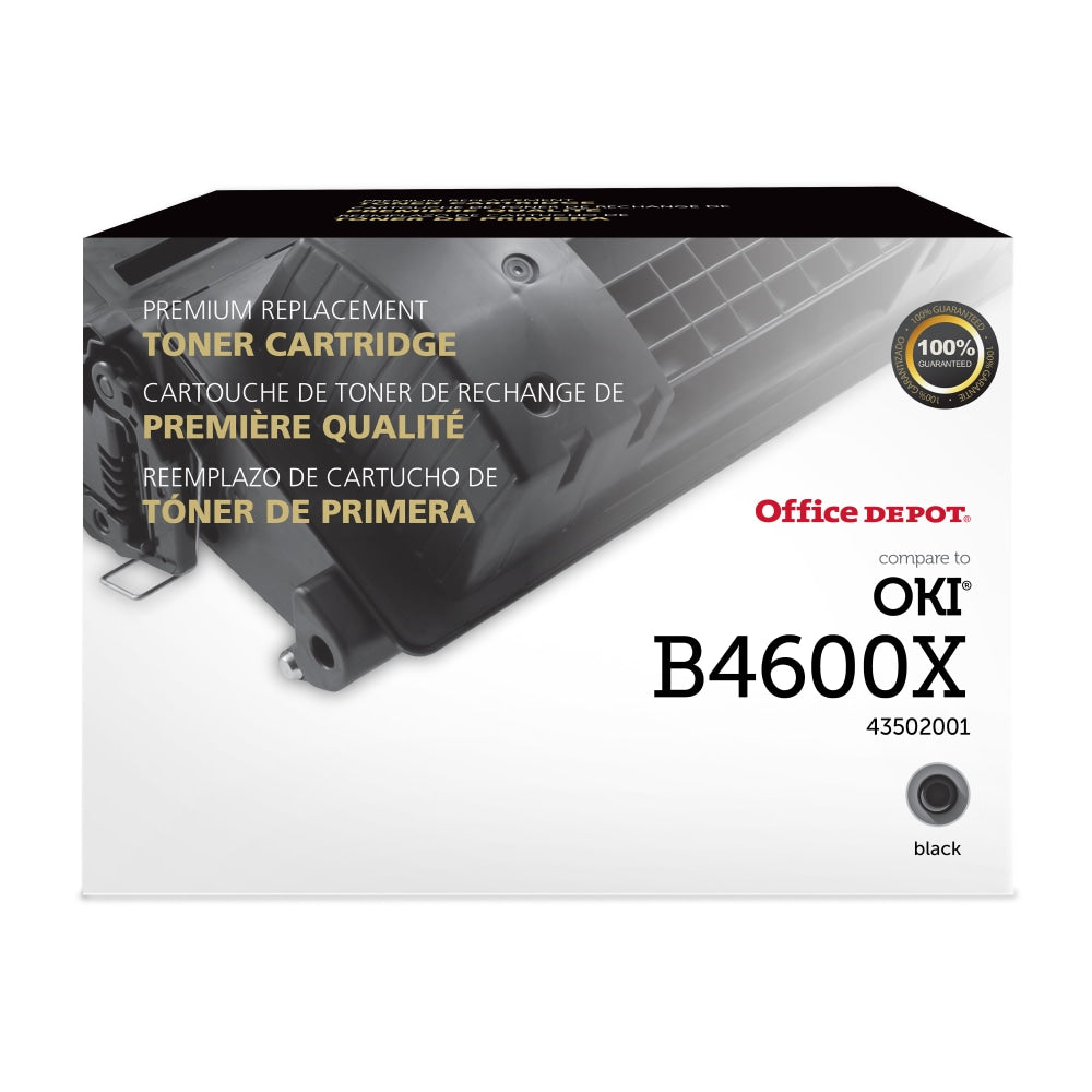 Office Depot Remanufactured Black Toner Cartridge Replacement For OKI B4600, ODB4600