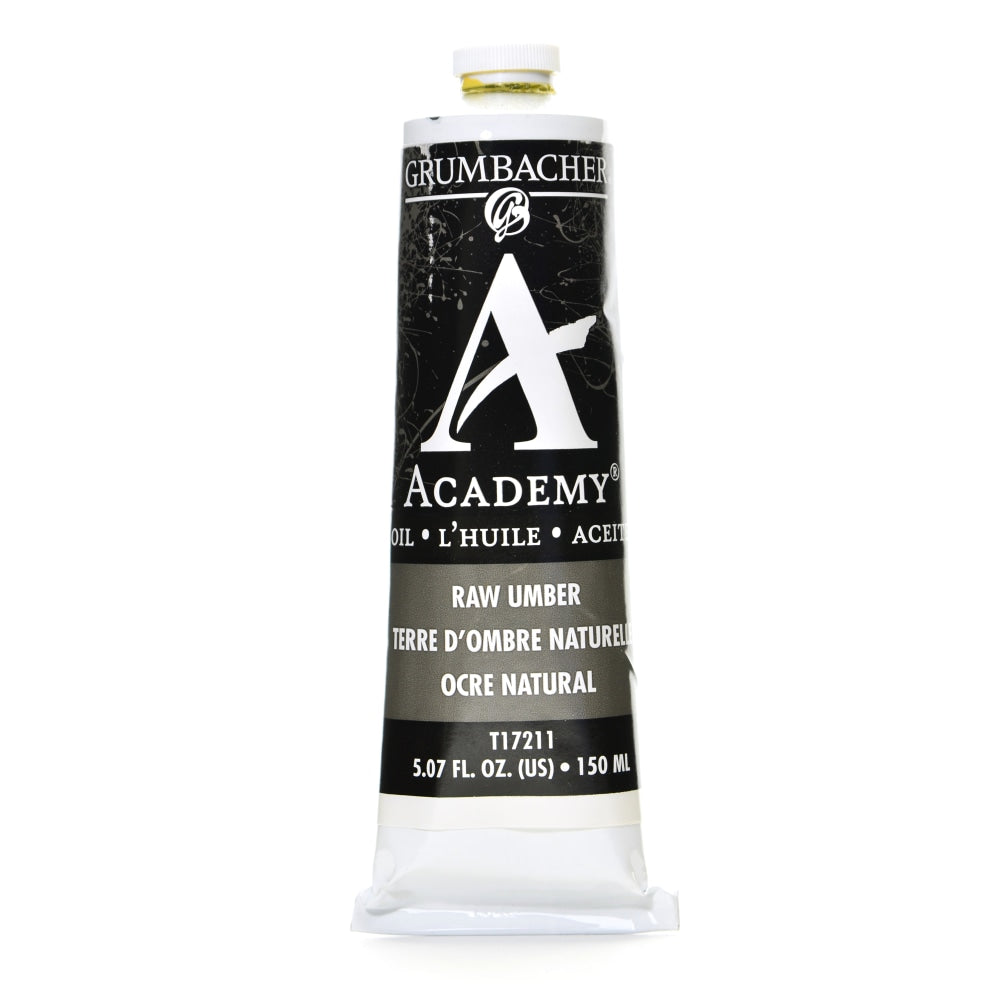 Grumbacher Academy Oil Colors, 5.07 Oz, Raw Umber, Pack Of 2