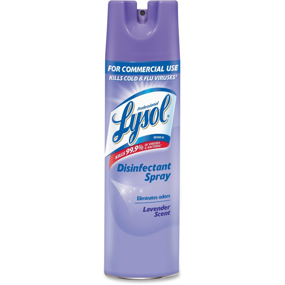 Lysol Disinfectant Spray, Lavender Scent, 19 Oz Bottle