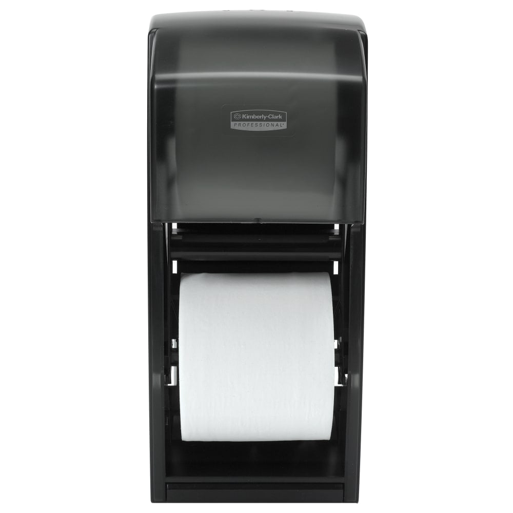 Kimberly Clark Coreless Double Roll Bathroom Tissue Dispenser, Smoke Gray