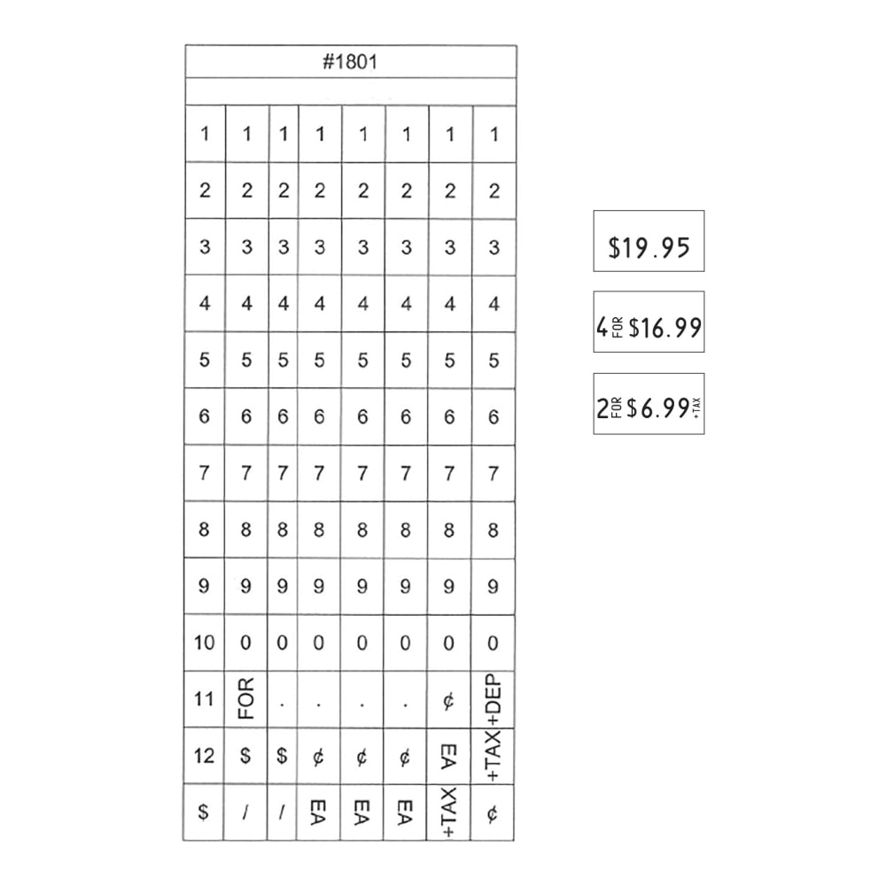 Garvey 1-Line Price Marking Labeler