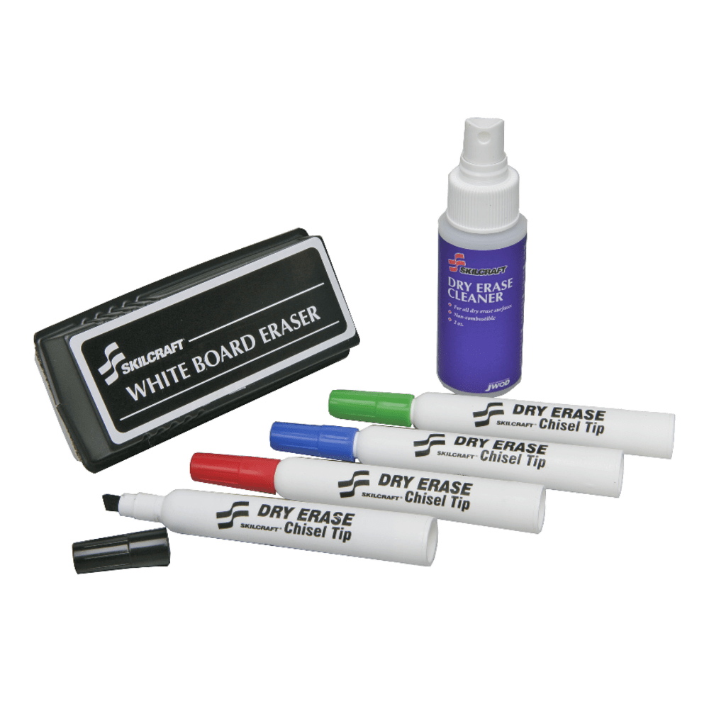 SKILCRAFT Dry-Erase Starter Kit (AbilityOne 7520-01-557-4971)