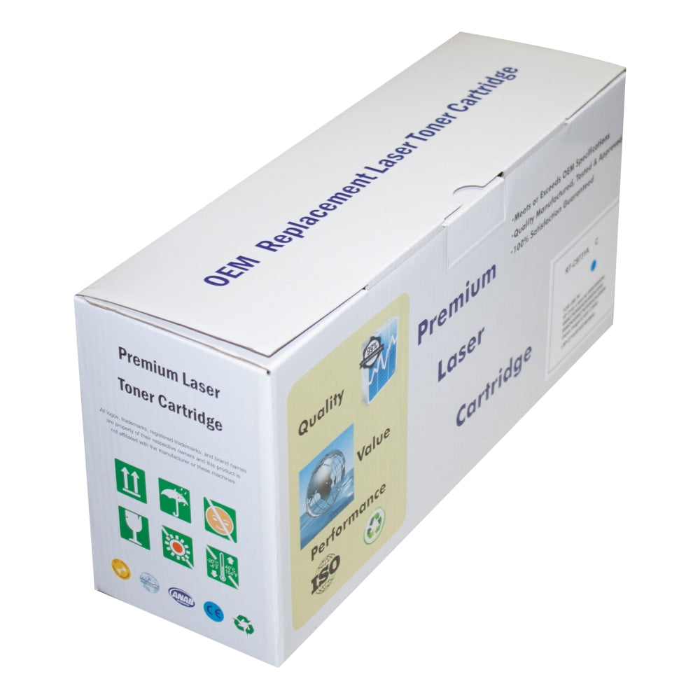 M&A Global Remanufactured Cyan Toner Cartridge Replacement For HP 645A, C9731A, C9731A-CMA