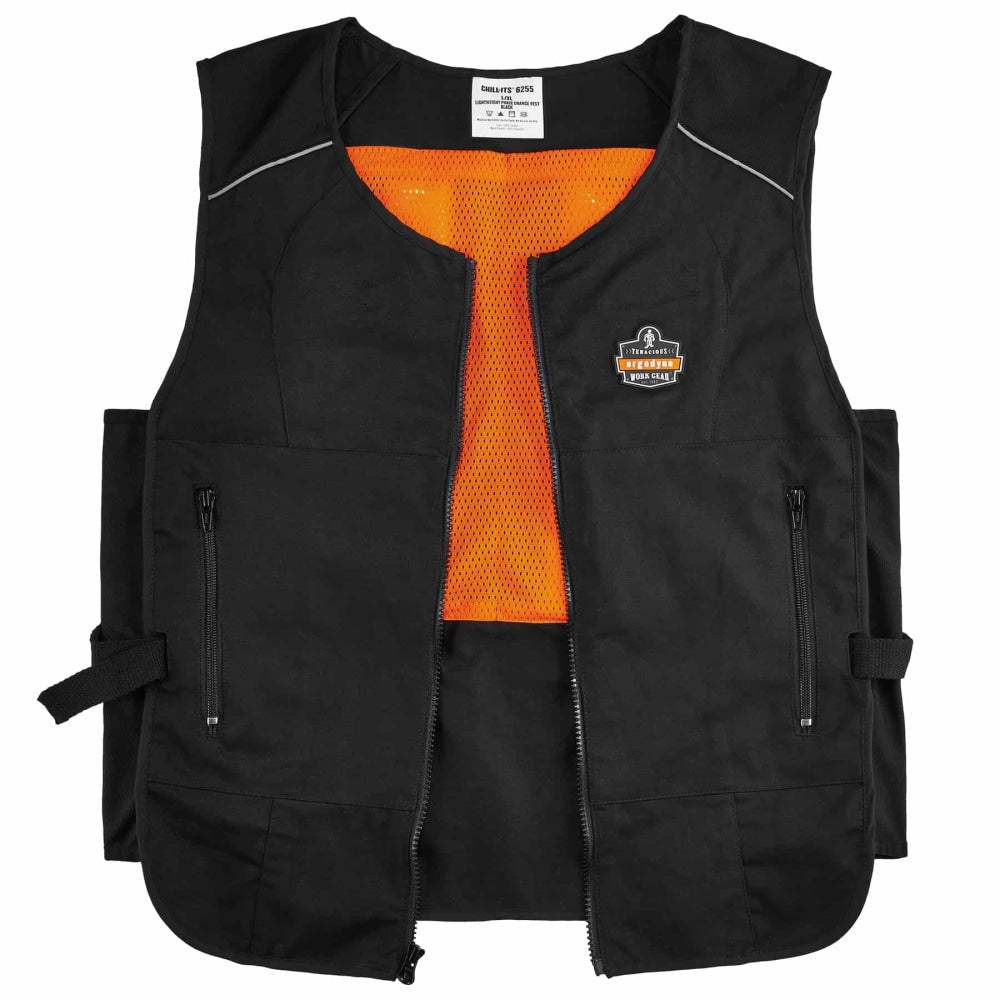 Ergodyne Chill-Its Phase Change Cooling Vest, Small/Medium, Black, 6255