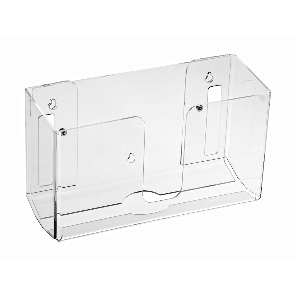 Alpine Wall Acrylic Paper Towel Dispensers, Clear, Pack Of 2 Dispensers