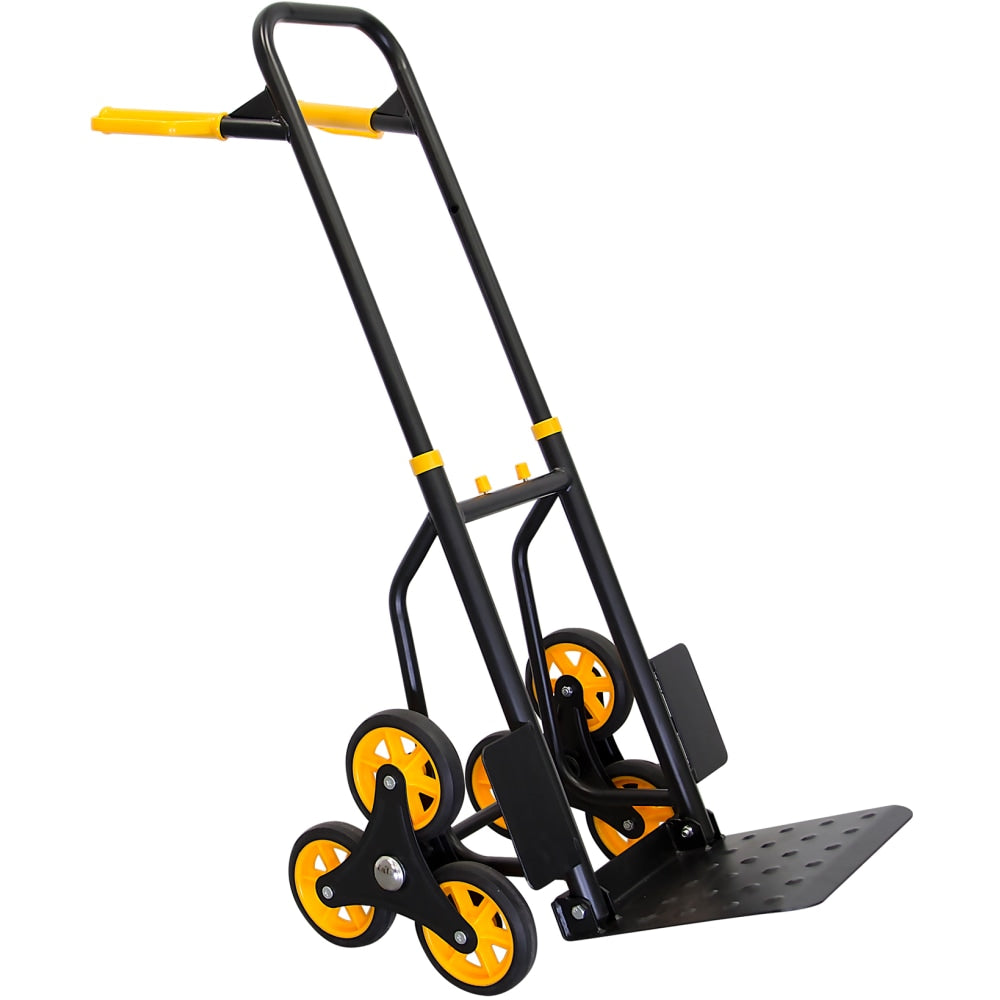 Mount-It! MI-913 Stair Climber Hand Truck And Dolly, 43inH x 11inW x 15inD, Black