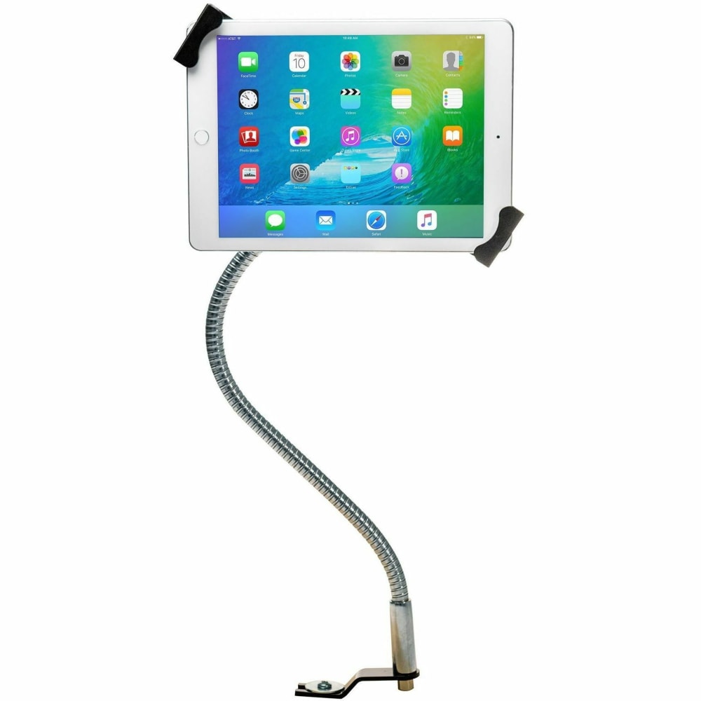 CTA Digital Security Gooseneck Car Mount for 7-14 Inch Tablets, including iPad 10.2-inch (7th/ 8th/ 9th Generation) - 1 Display(s) Supported - 14in Screen Support - 1