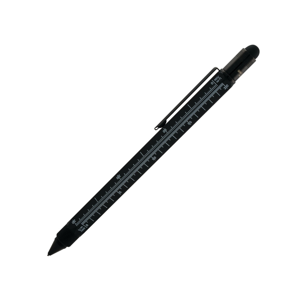 Monteverde One Touch Tool Pencil, 0.9 mm, #2 Soft, Black Barrel, Black Lead