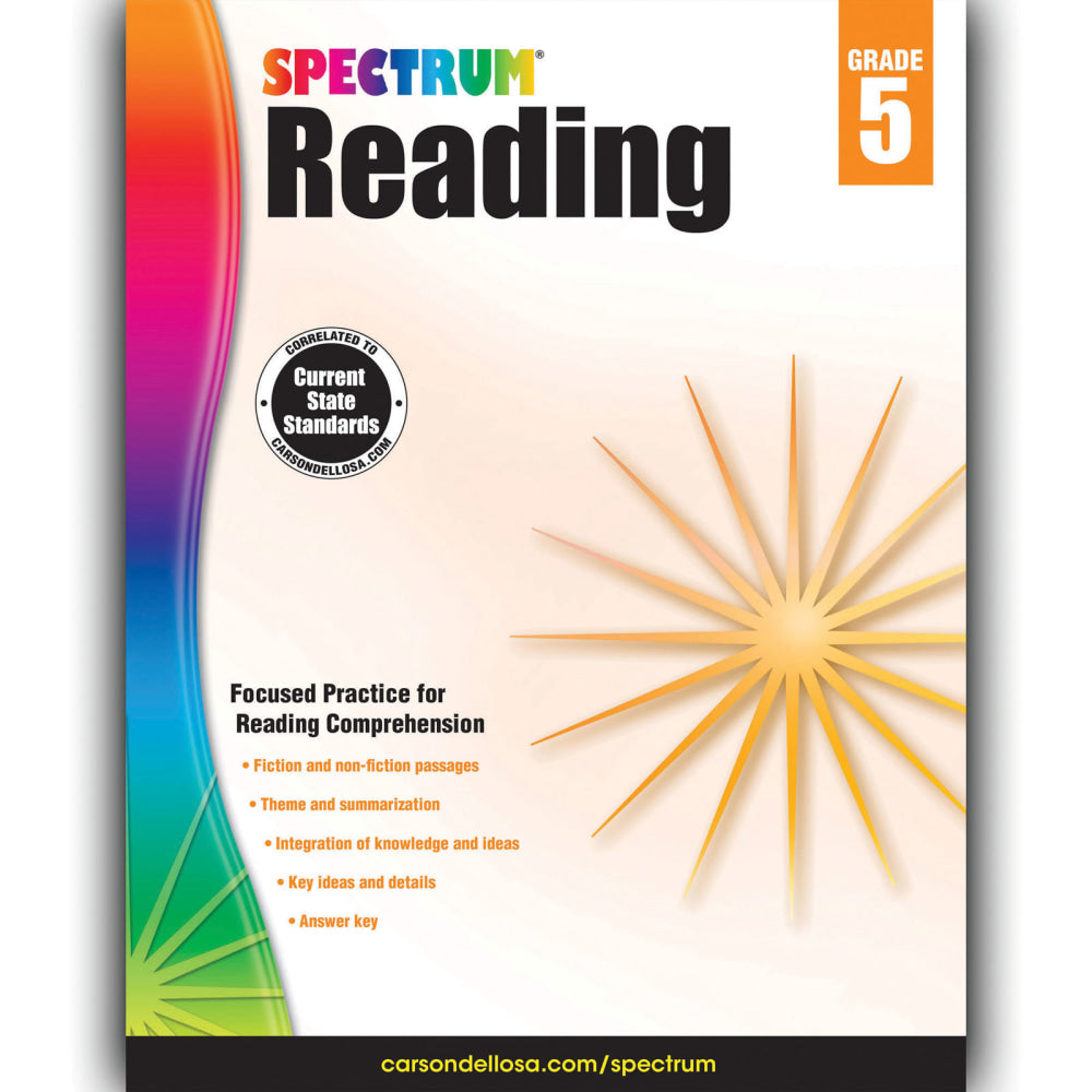 Spectrum Reading Workbook, Grade 5