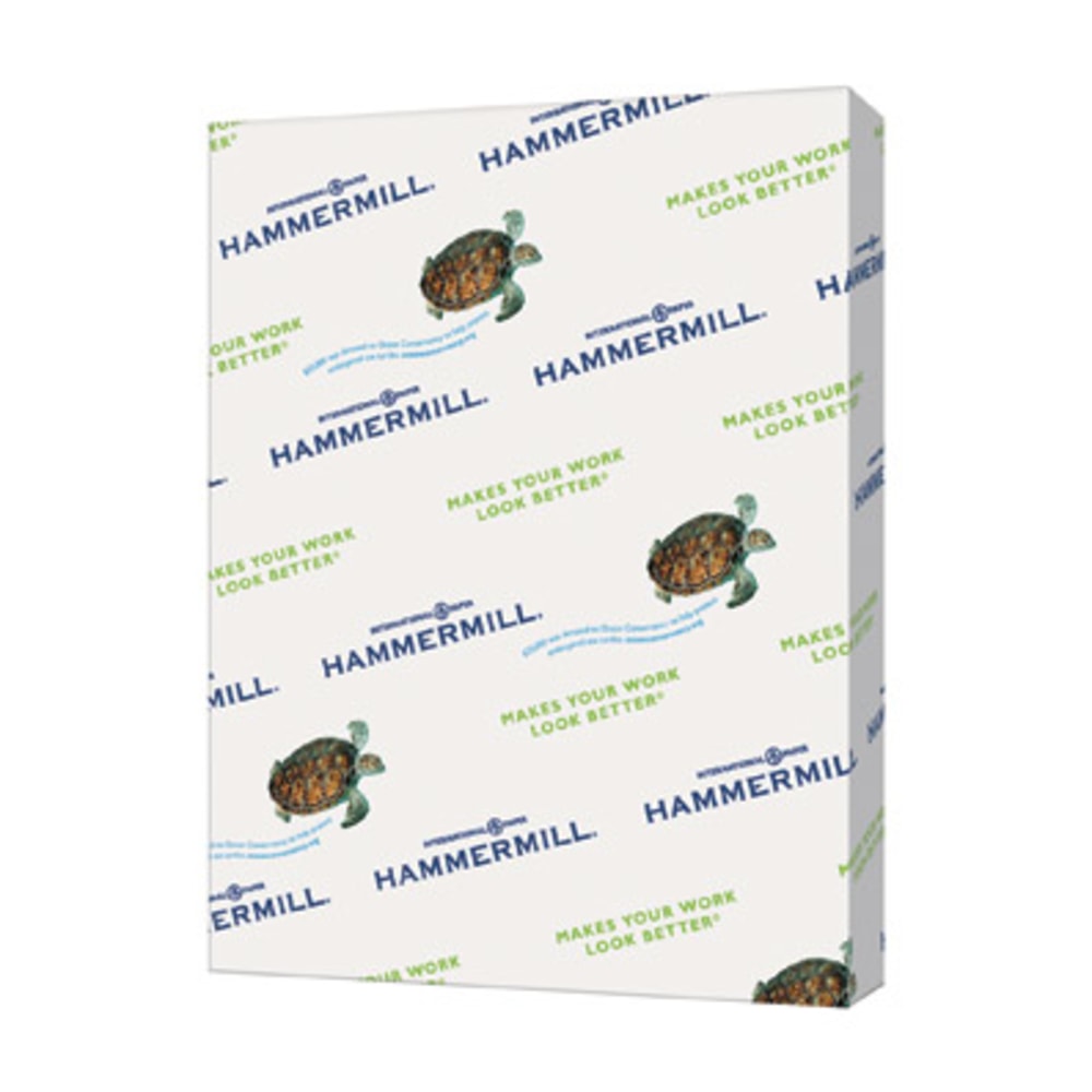 Hammermill Fore Super-Premium Color Copy Paper, Canary, Letter (8.5in x 11in), 500 Sheets Per Ream, 20 Lb, 30% Recycled