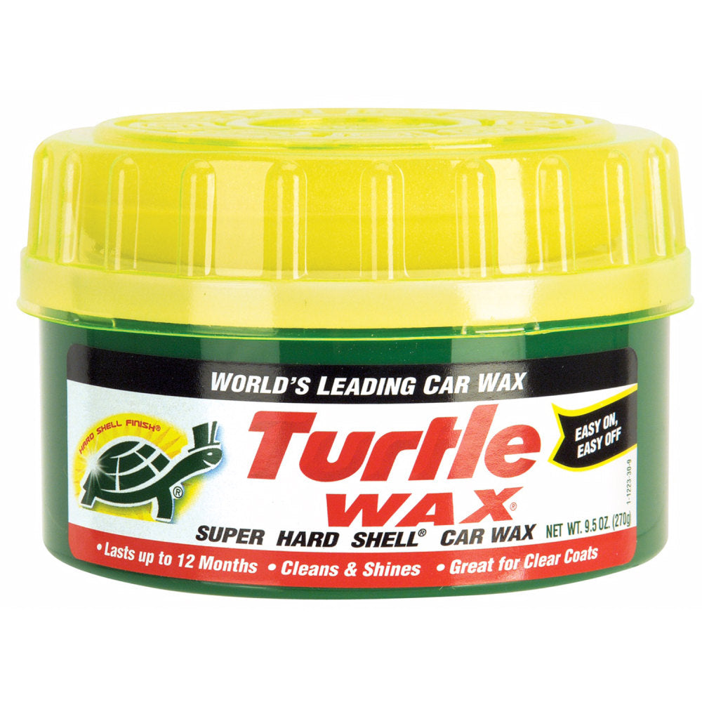 Turtle Wax Super Hard Shell Paste Car Wax, 9.5 Oz Bottle, Pack Of 6