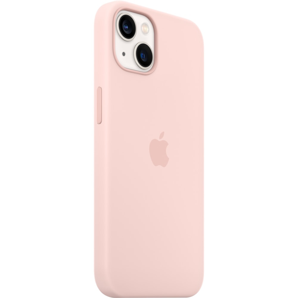 Apple iPhone 13 Silicone Case with MagSafe - Chalk Pink - For Apple iPhone 13 Smartphone - Chalk Pink - Silky, Soft-touch - Drop Resistant, Scratch Resistant, Damage Resistant, Dirt Resistant - Silicone