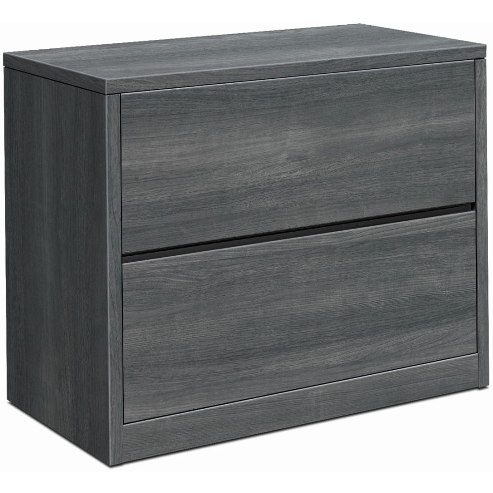 HON 10500 36inW x 20inD Lateral2-Drawer File Cabinet, Sterling Ash