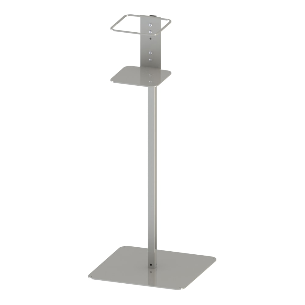 Built Sanitizer Floor Stand, 37in x 14in x 14in, White