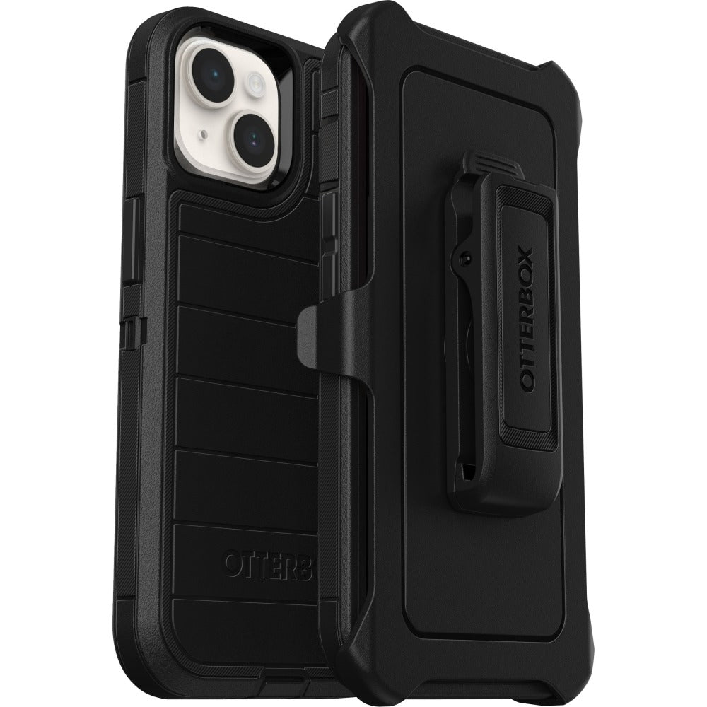 OtterBox Defender Series Pro Rugged Carrying Case (Holster) For Apple iPhone 14, iPhone 13 Smartphone, Black