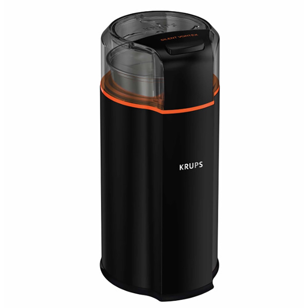 KRUPS Silent Vortex 12-Cup Coffee Grinder, Black