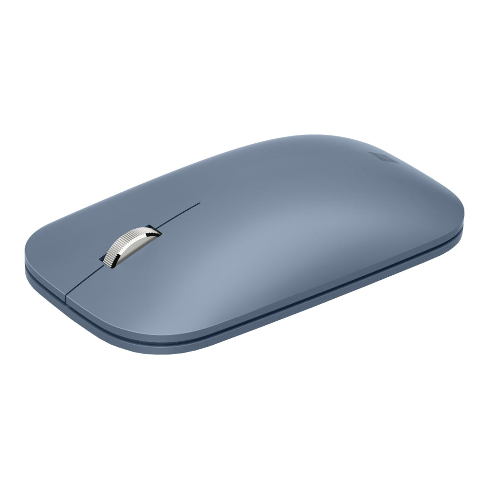 Microsoft Surface Mobile Mouse - BlueTrack - Wireless - Bluetooth - 2.40 GHz - Ice Blue - 1800 dpi - Scroll Wheel - 4 Button(s) - Symmetrical