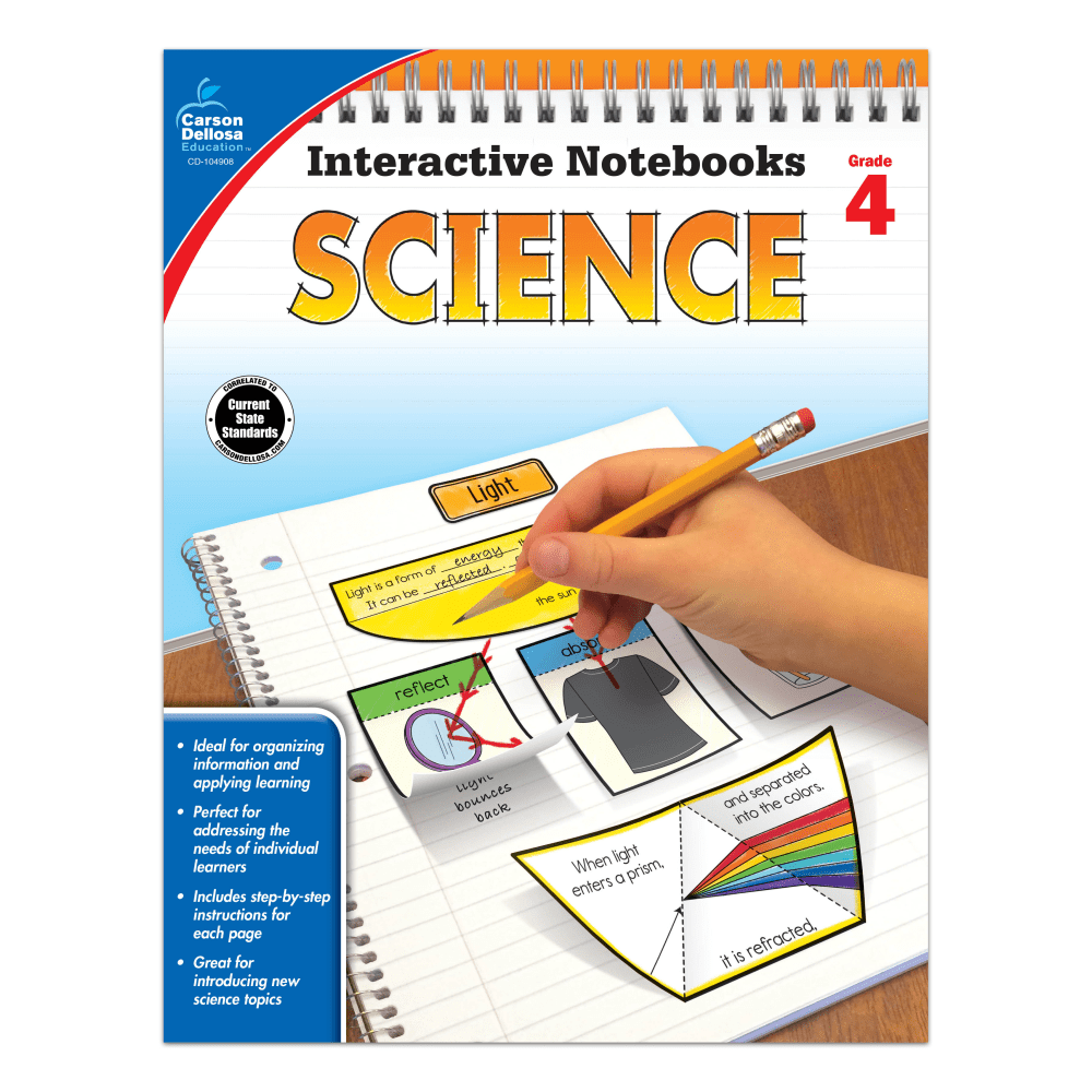 Carson-Dellosa Interactive Notebooks: Science, Grade 4