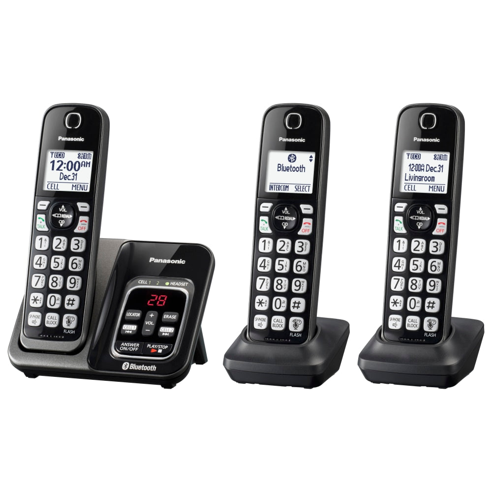 Panasonic KX-TGD563M DECT 6.0 PLUS Expandable Digital Cordless Phone System