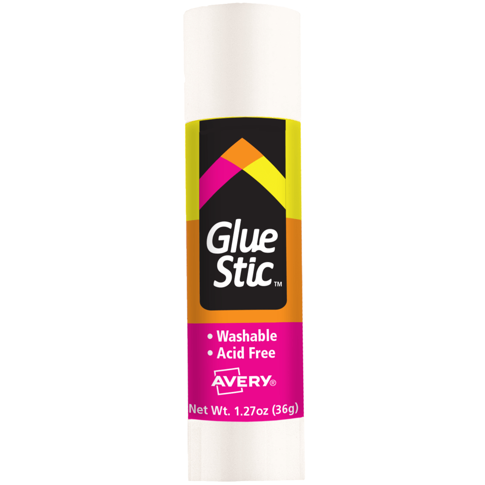 Avery  Permanent Glue Stic, Washable, Nontoxic, 1.27 oz., 1 Glue Stick