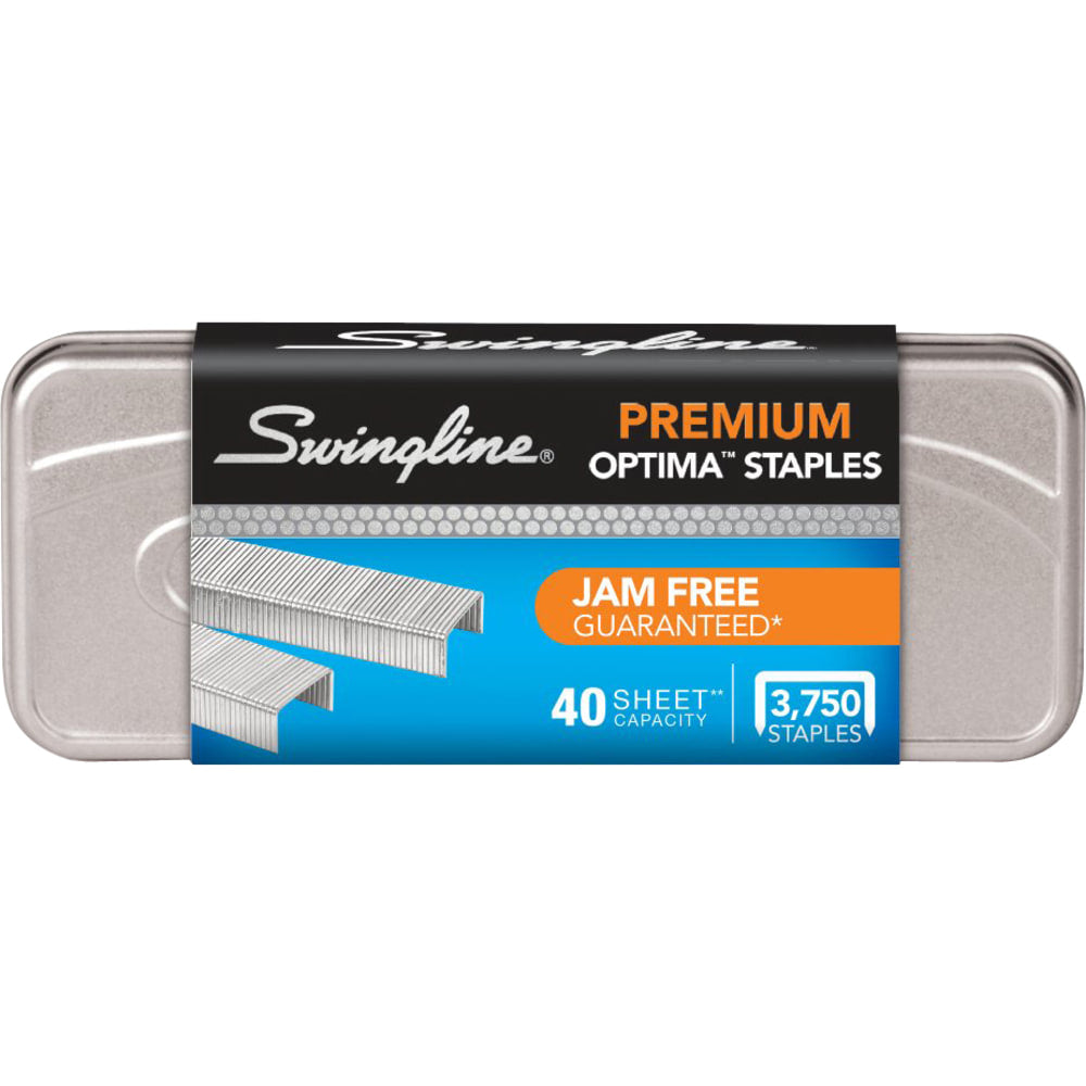 Swingline Optima Premium Staples, 1/4in Standard Strip, Box Of 3,750