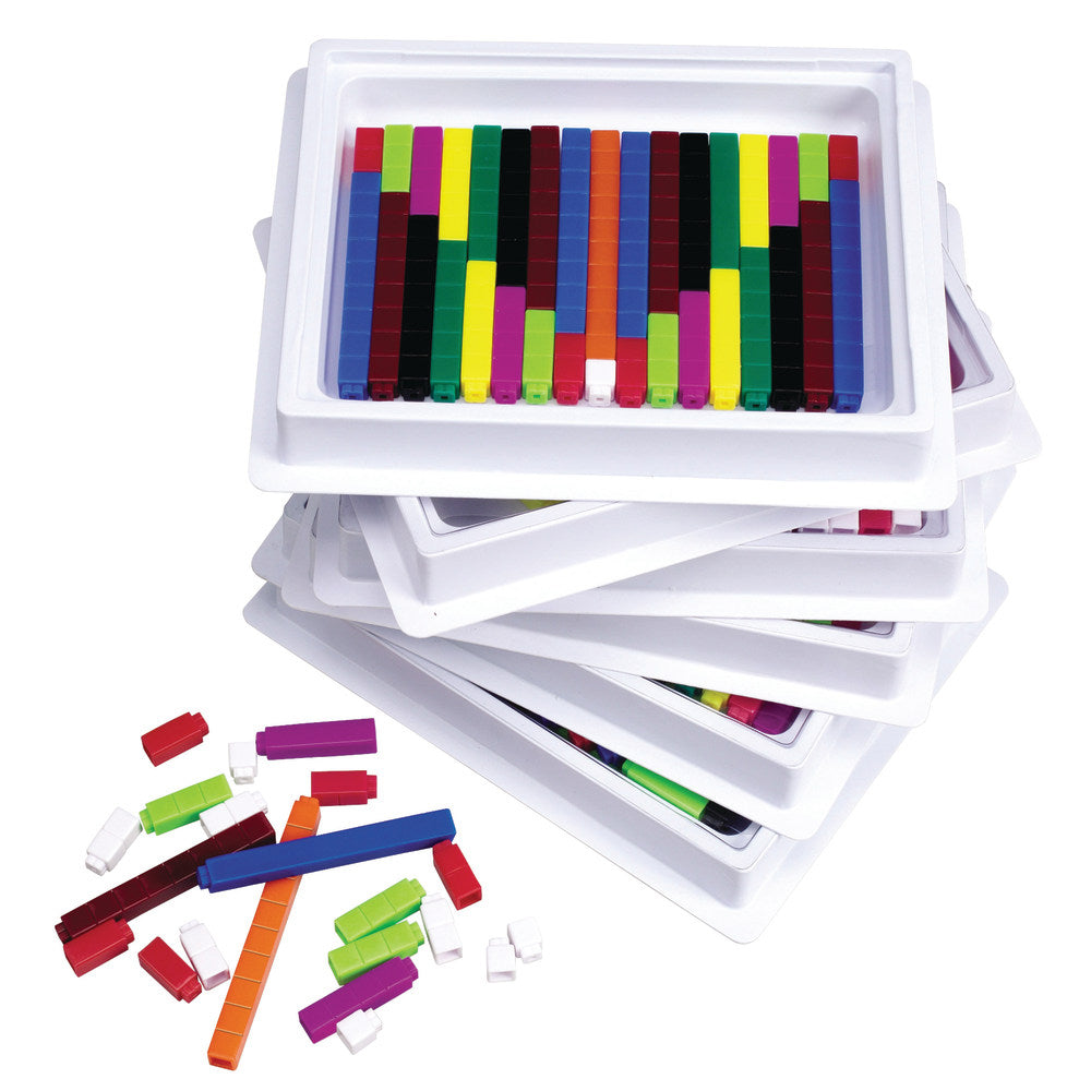 Learning Resources Connecting Cuisenaire Rods Multipacks, Grades Pre-K - 9, Pack Of 6