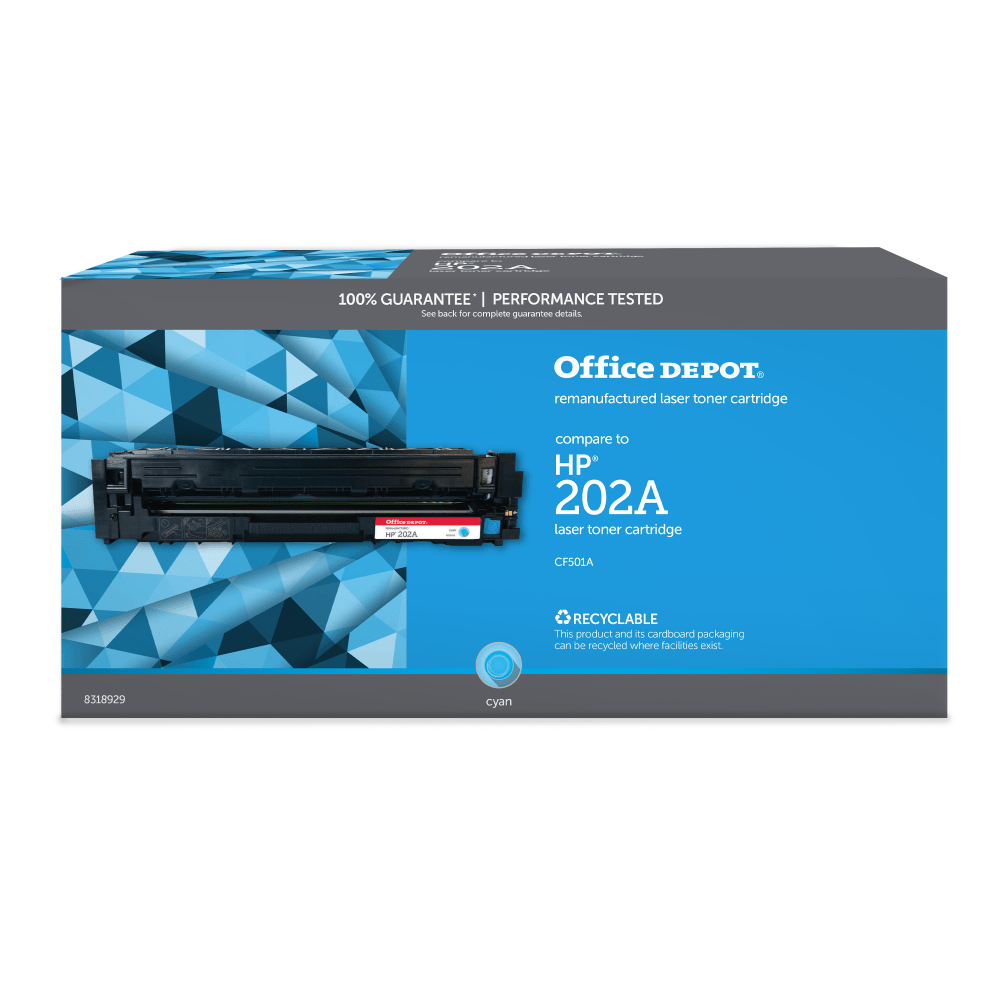 Office Depot Remanufactured Cyan Toner Cartridge Replacement For HP M254C